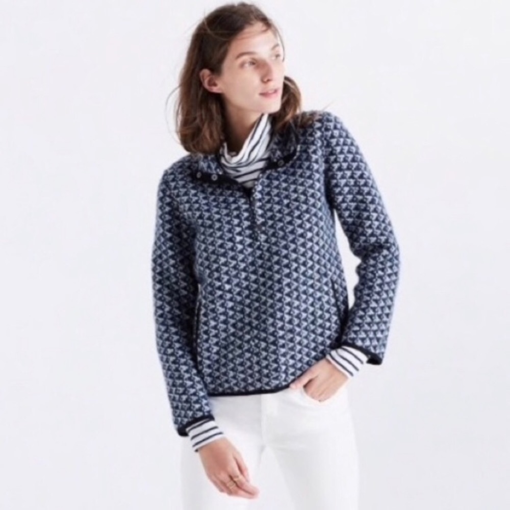Rare! Madewell Harmonica Pullover